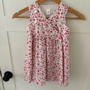 Janie and Jack Cotton Floral Button Sundress. Size 4T.